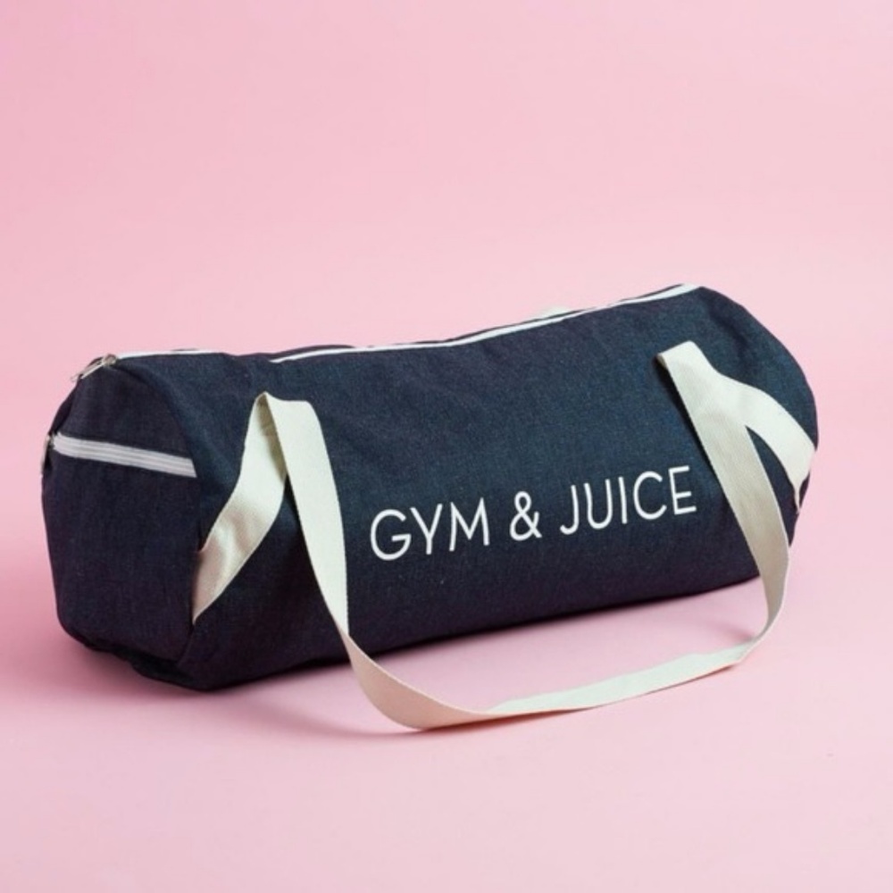 Gym & Juice Denim Gym Bag Duffle